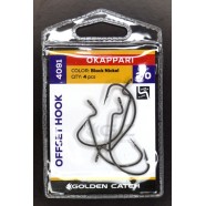 Рибальські гачки, GC Offset Okkapari 4091, 4шт/уп, колір BN, №2/0